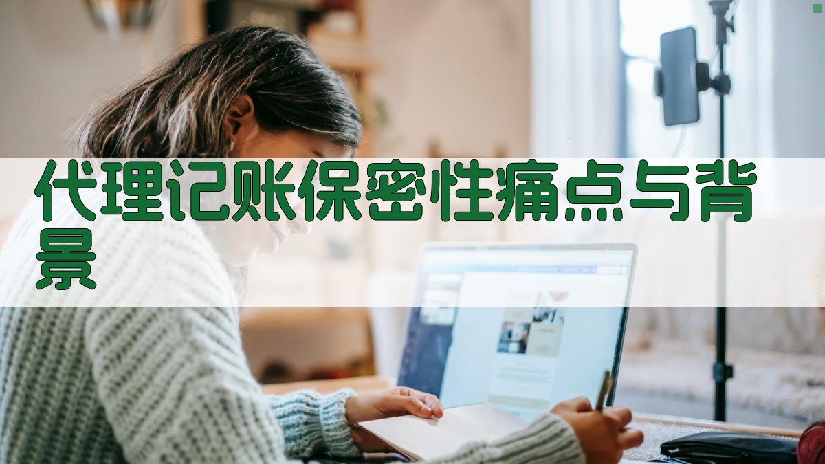 代理记账保密性痛点与背景 图1