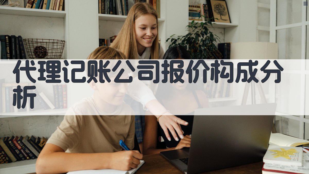 代理记账公司报价构成分析 图2