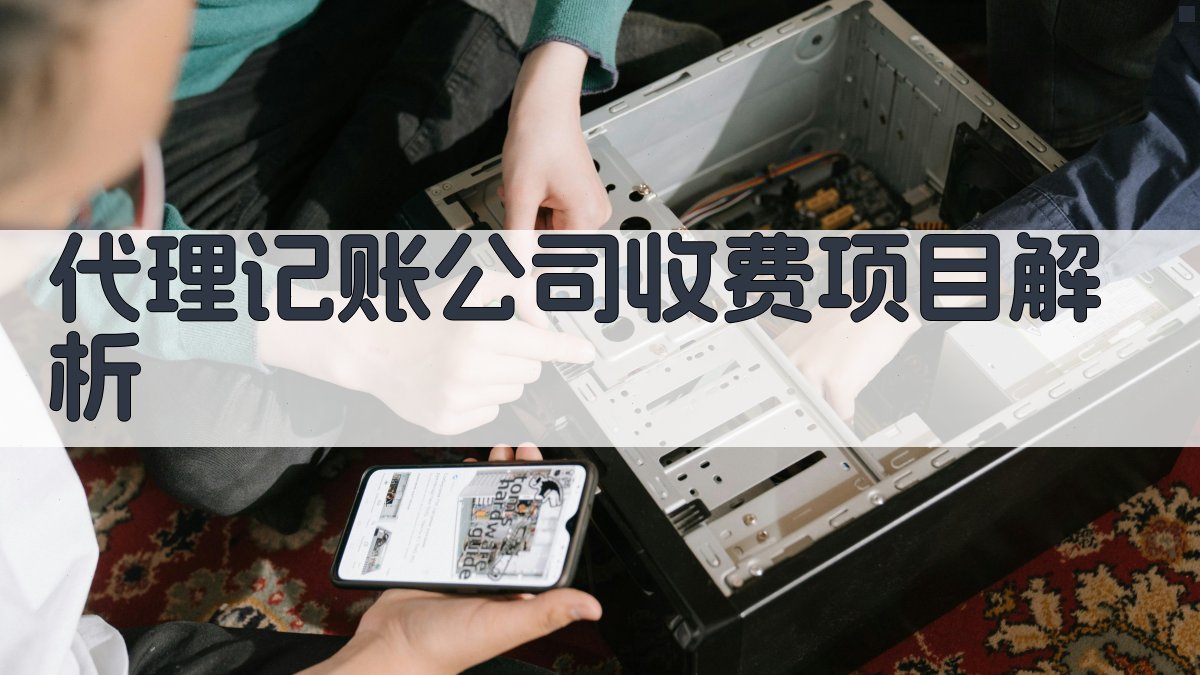 代理记账公司收费项目解析 图2