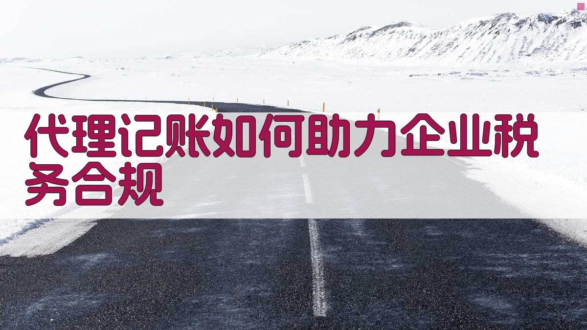 代理记账如何助力企业税务合规 图4