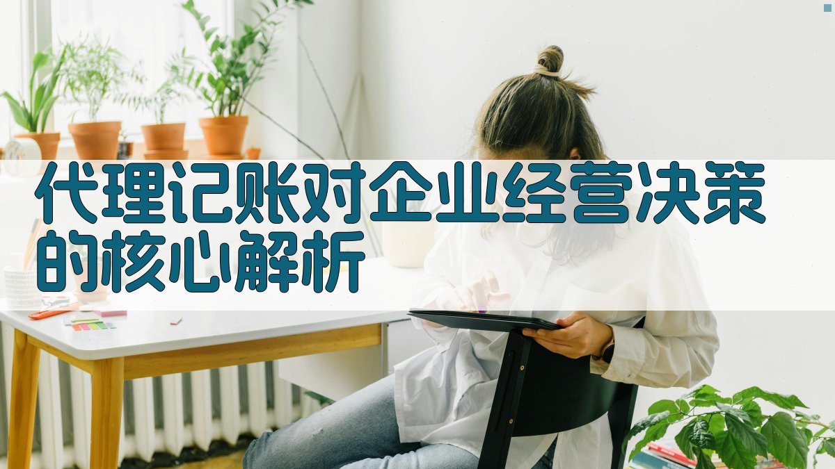 代理记账对企业经营决策的核心解析 图1