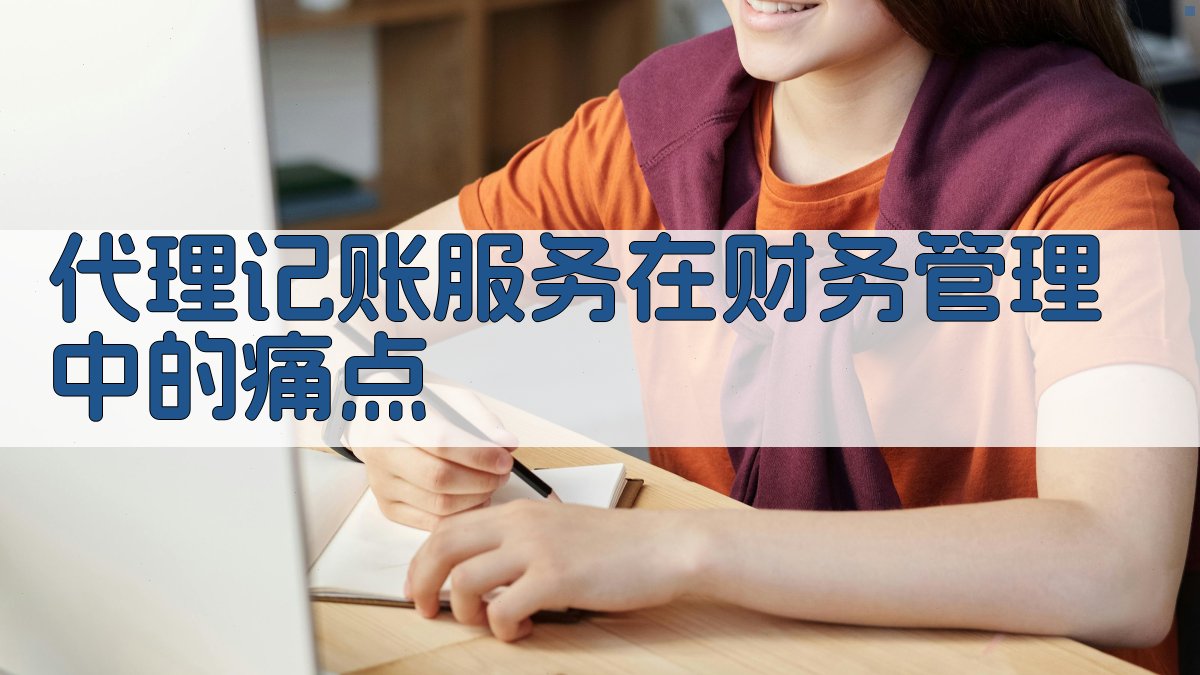代理记账服务在财务管理中的痛点 图1