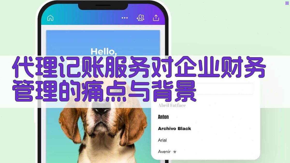 代理记账服务对企业财务管理的痛点与背景 图1