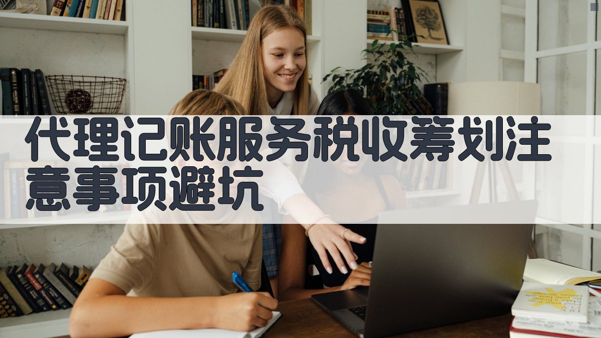 代理记账服务税收筹划注意事项/避坑 图3