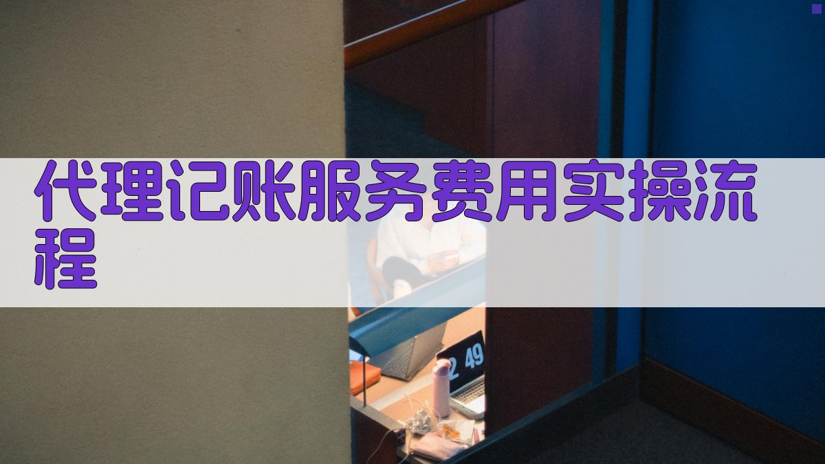 代理记账服务费用实操流程 图1