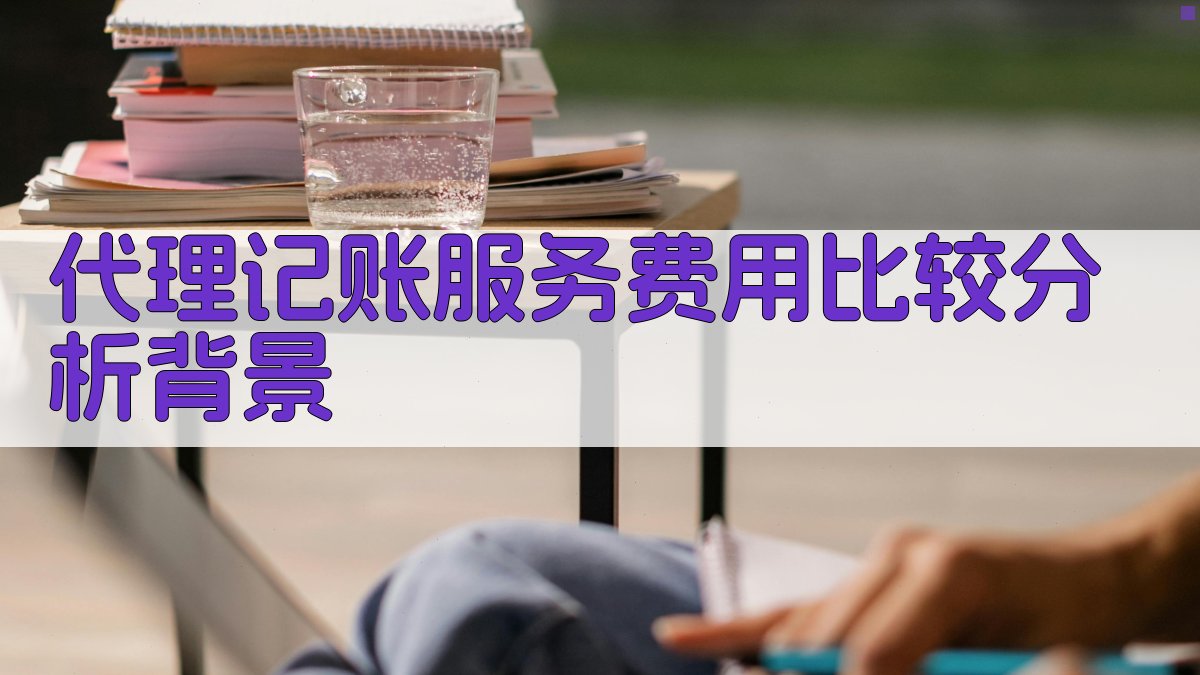 代理记账服务费用比较分析背景 图1