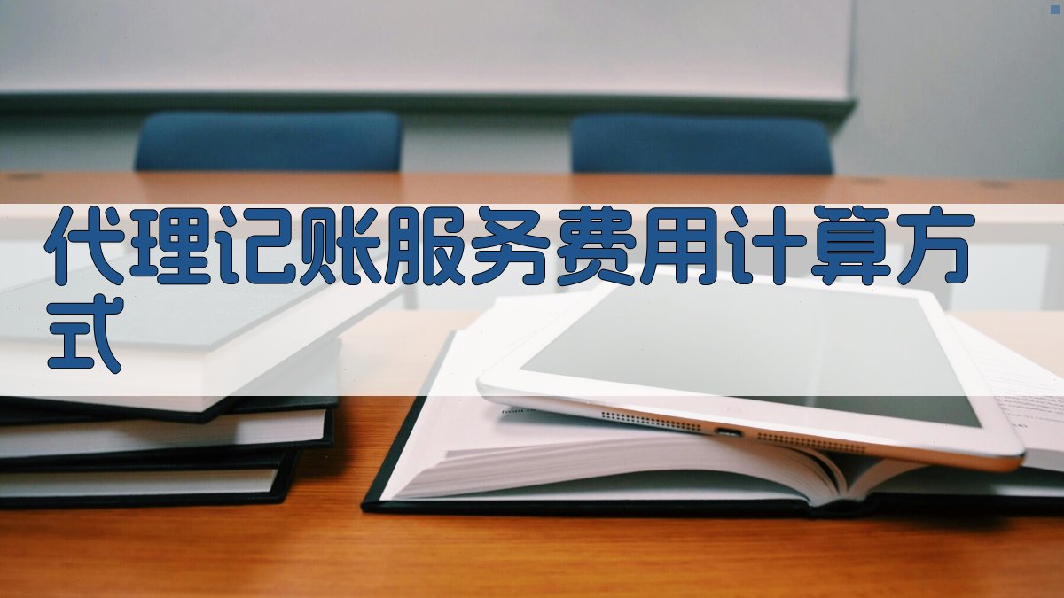 代理记账服务费用计算方式 图2