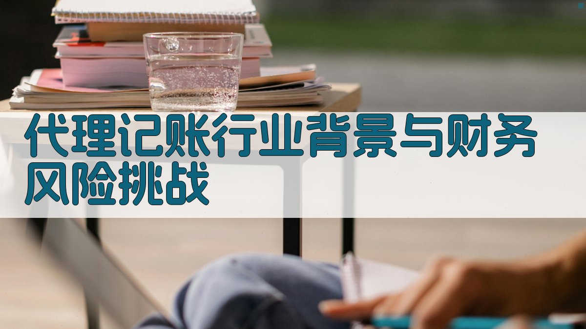 代理记账行业背景与财务风险挑战 图1