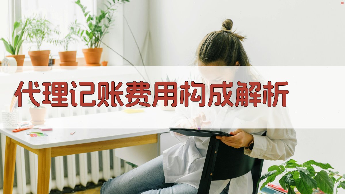 代理记账费用构成解析 图2