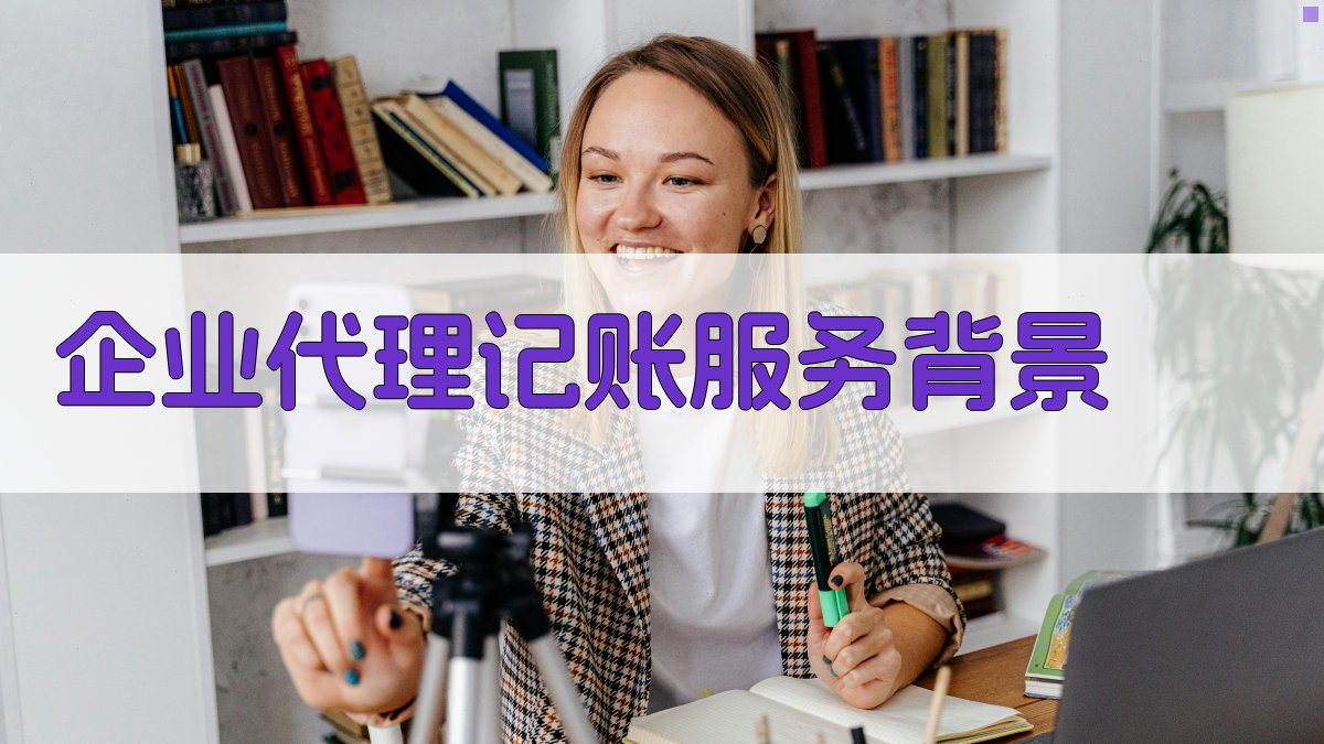 企业代理记账服务背景 图1