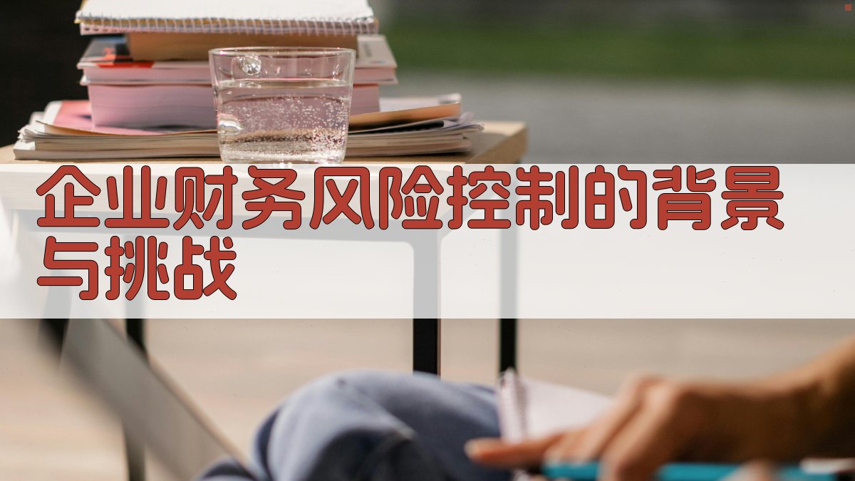 企业财务风险控制的背景与挑战 图1