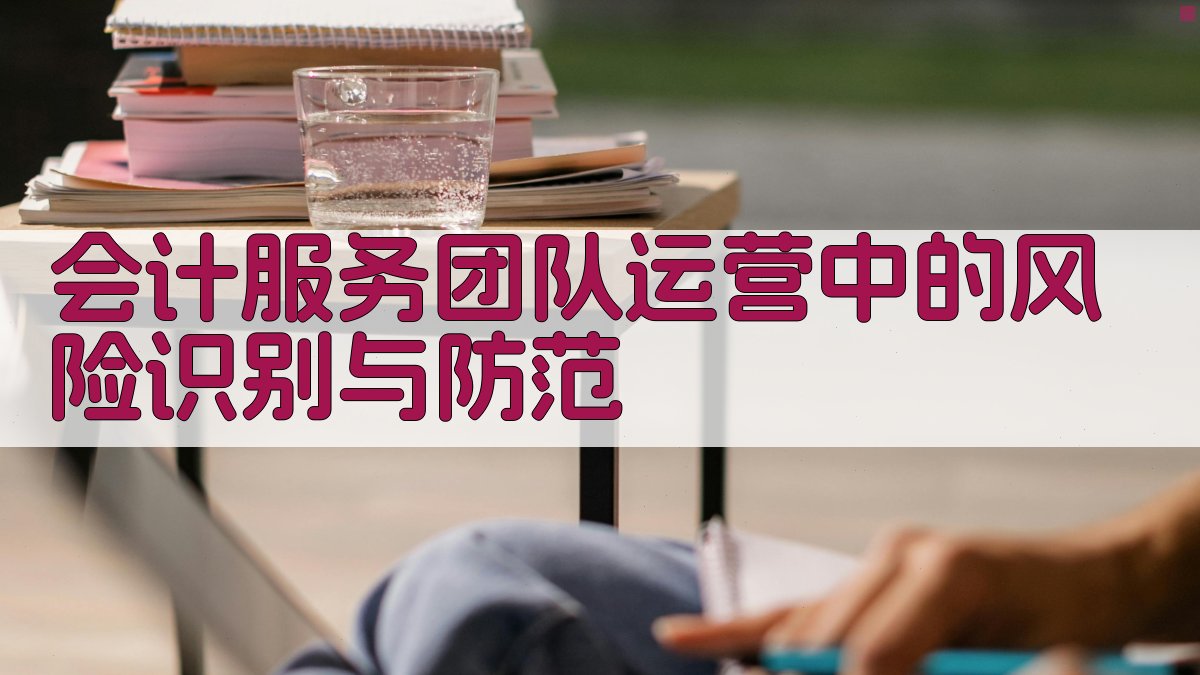 会计服务团队运营中的风险识别与防范 图3