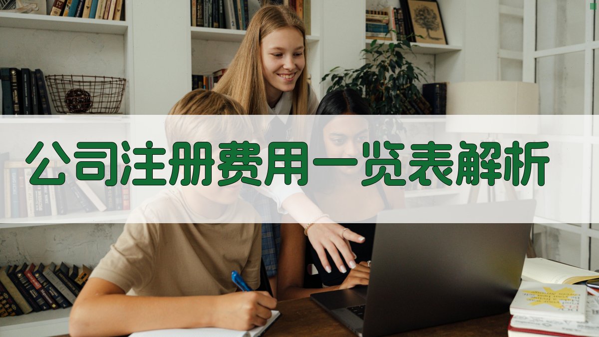 公司注册费用一览表解析 图2