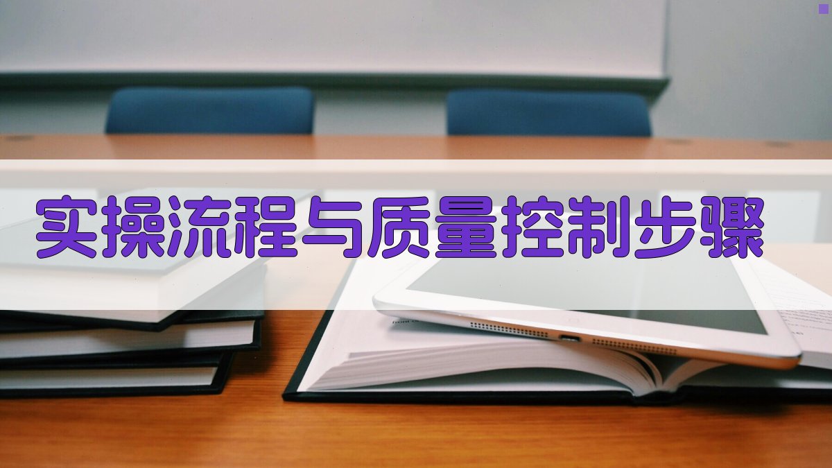 实操流程与质量控制步骤 图3