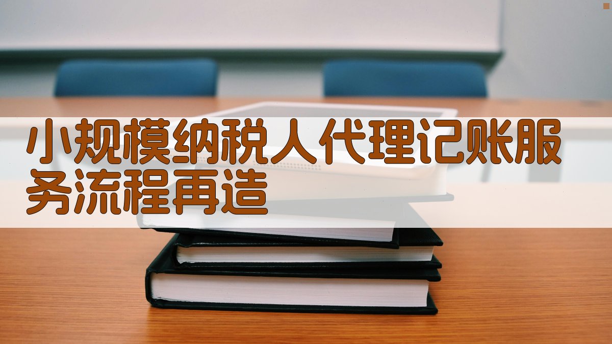 小规模纳税人代理记账服务流程再造 图3