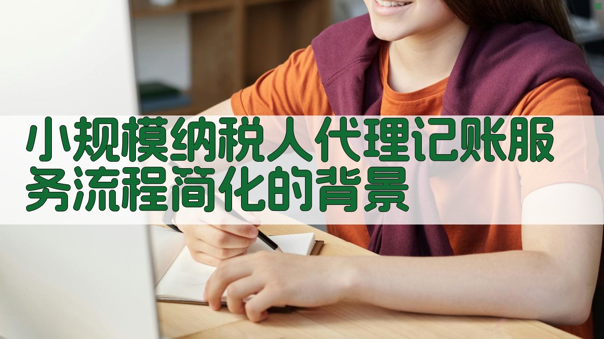 小规模纳税人代理记账服务流程简化的背景 图1