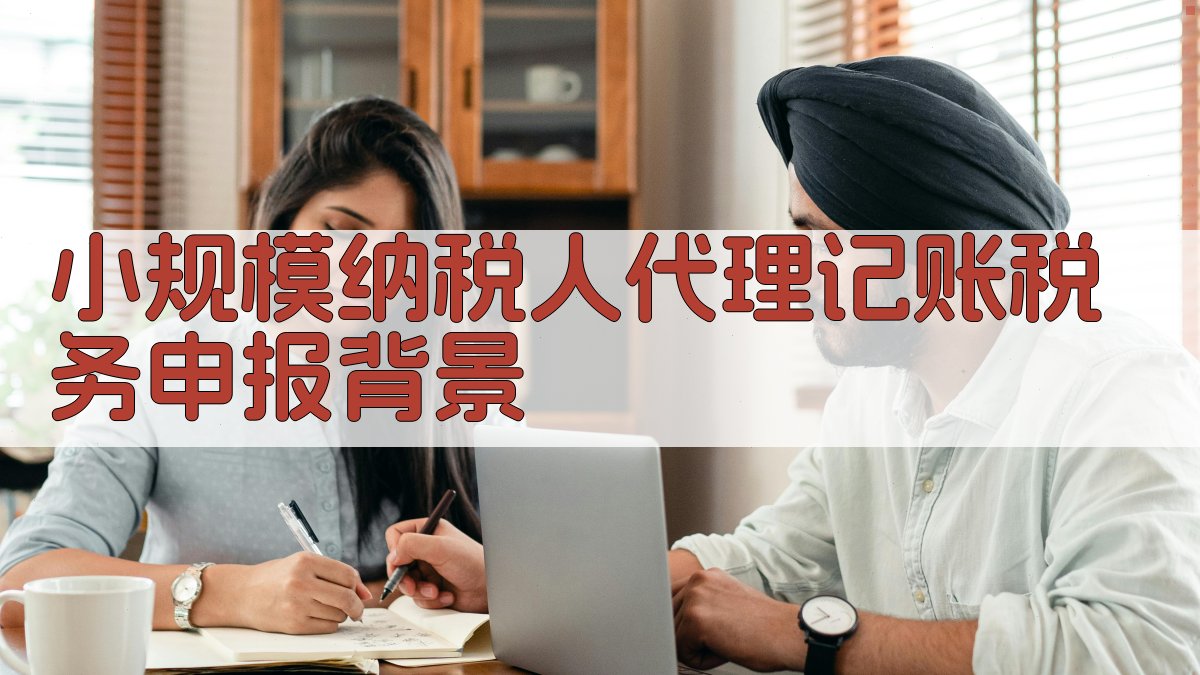 小规模纳税人代理记账税务申报背景 图1