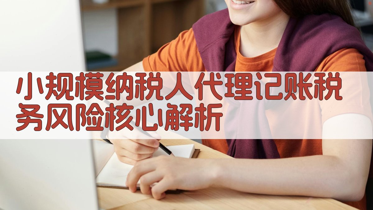 小规模纳税人代理记账税务风险核心解析 图1