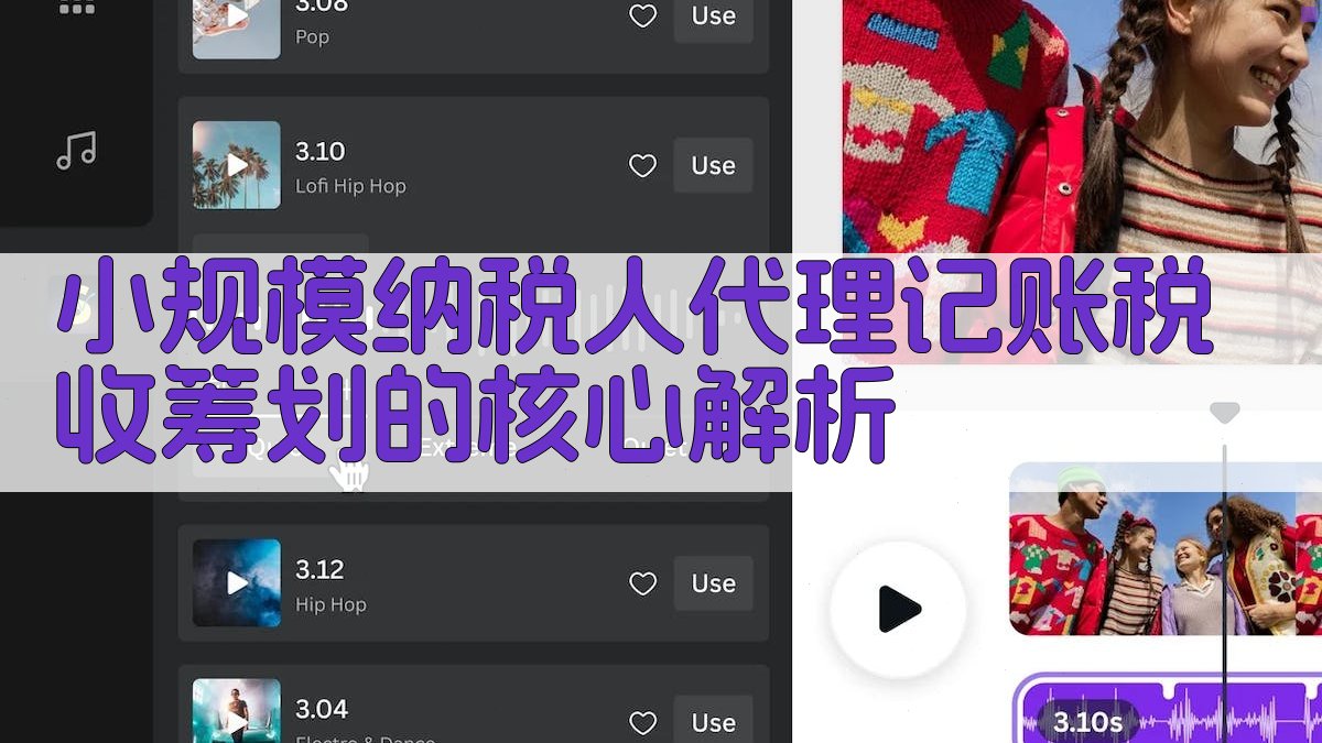 小规模纳税人代理记账税收筹划的核心解析 图2