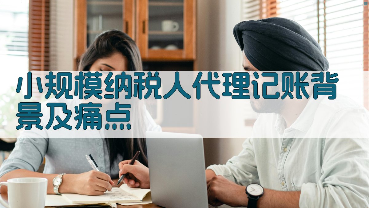 小规模纳税人代理记账背景及痛点 图1
