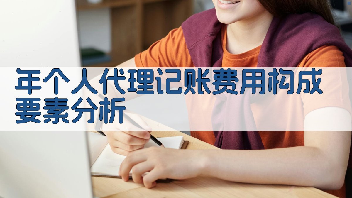年个人代理记账费用构成要素分析 图1