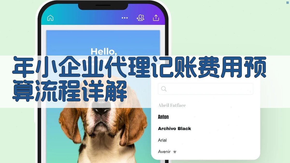 年小企业代理记账费用预算流程详解 图1