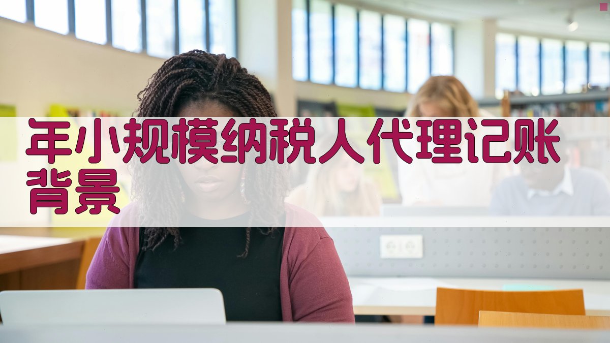 年小规模纳税人代理记账背景 图1