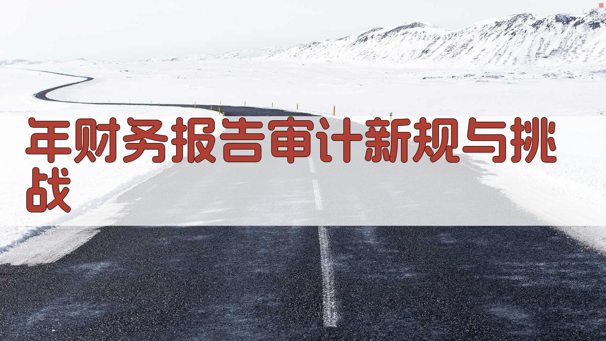 年财务报告审计新规与挑战 图1