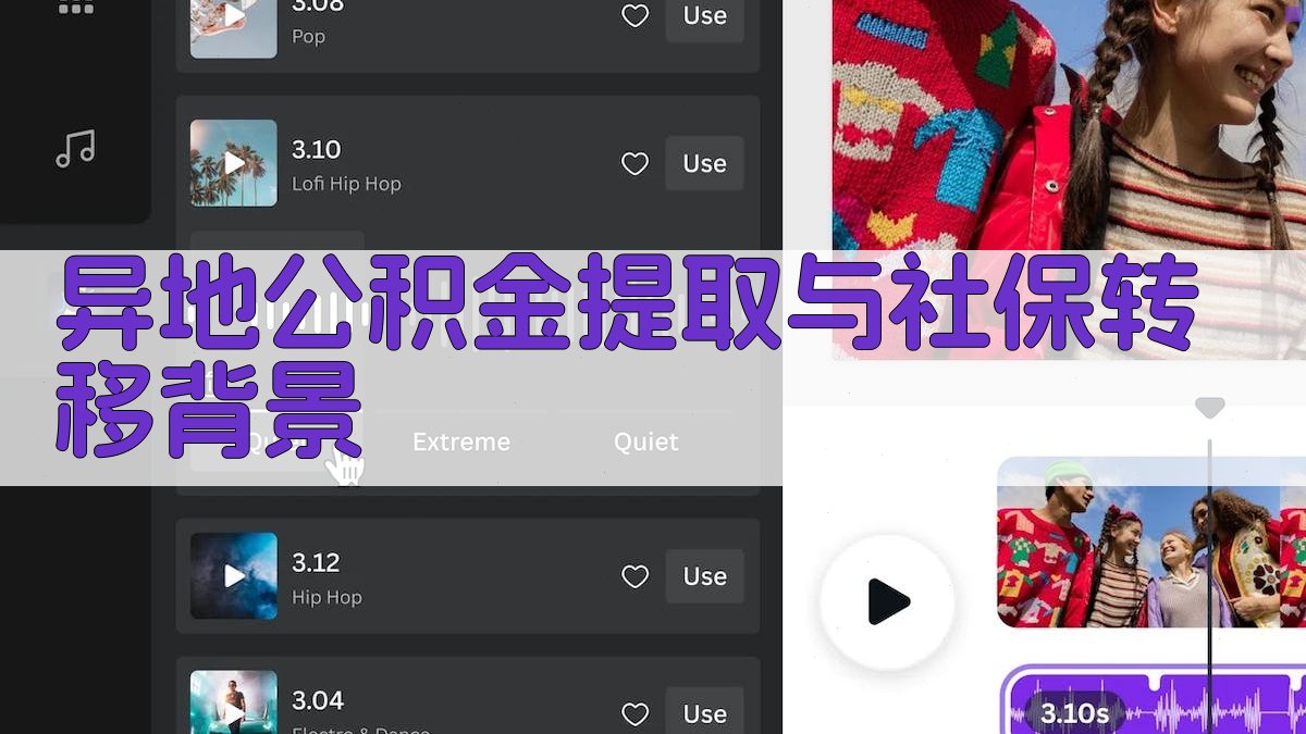 异地公积金提取与社保转移背景 图1
