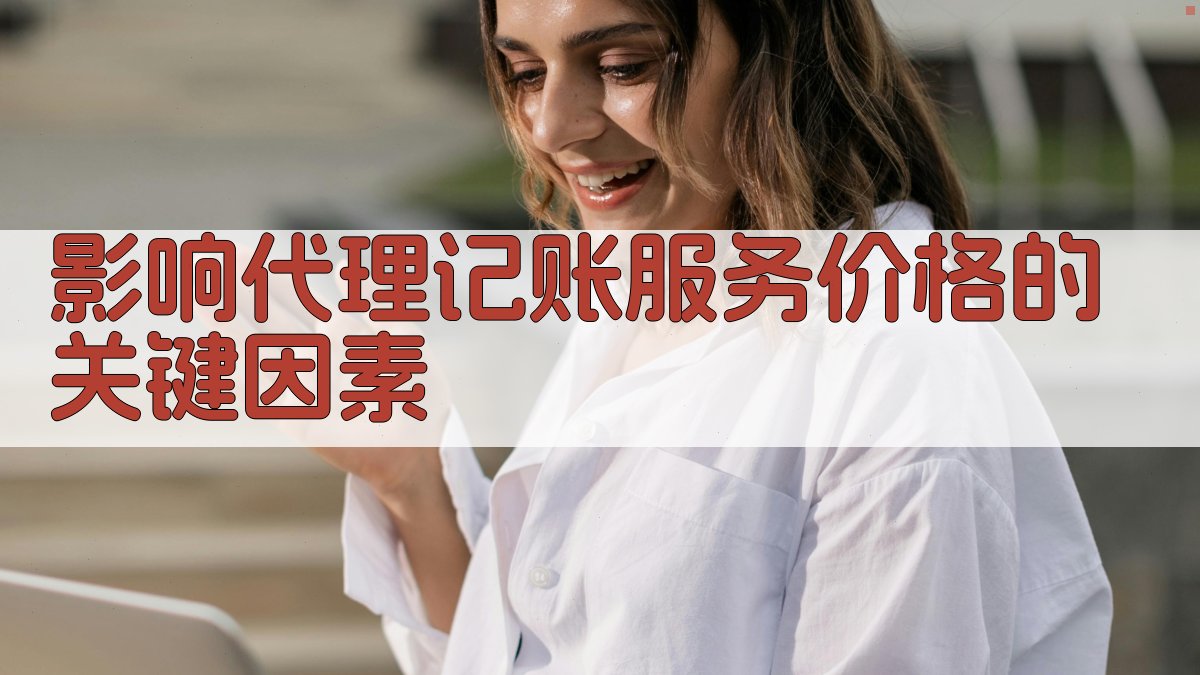 影响代理记账服务价格的关键因素 图1