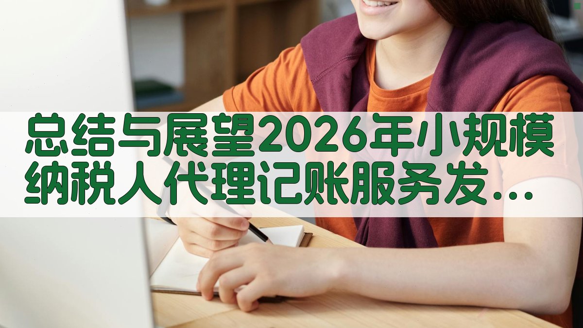 总结与展望：2026年小规模纳税人代理记账服务发展前景 图1