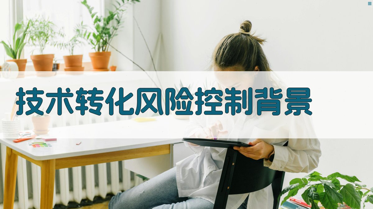 技术转化风险控制背景 图1