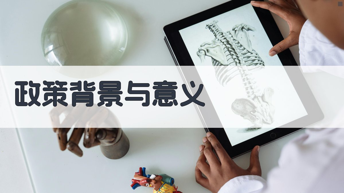 政策背景与意义 图1