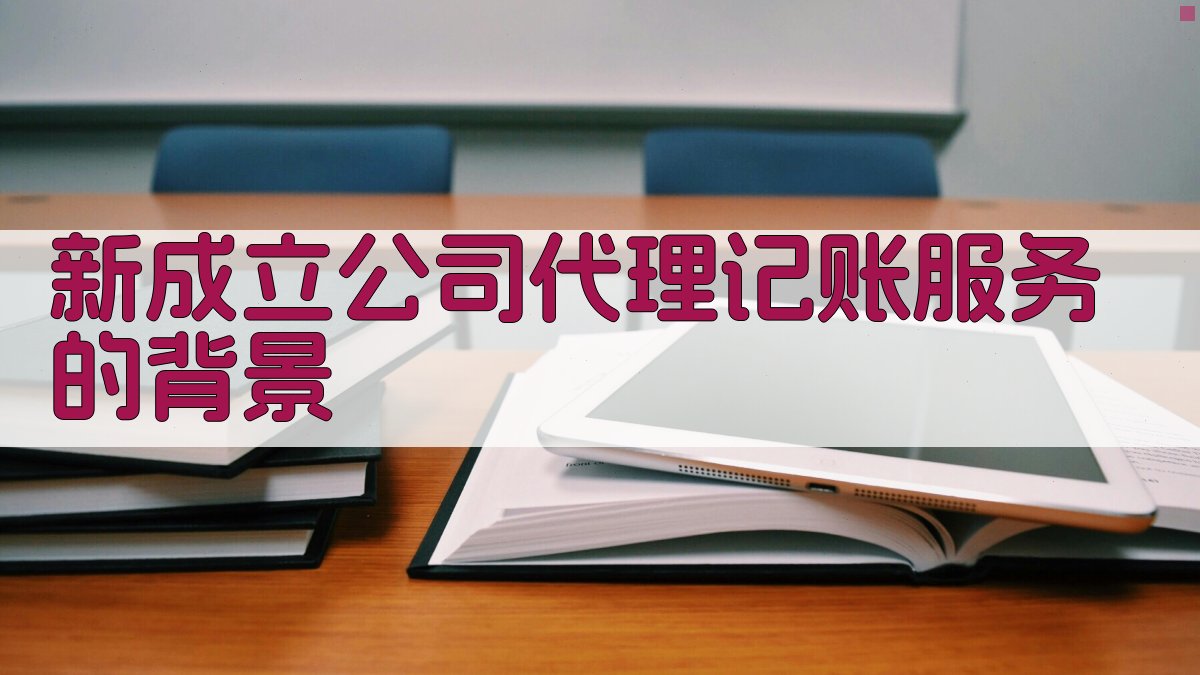 新成立公司代理记账服务的背景 图1