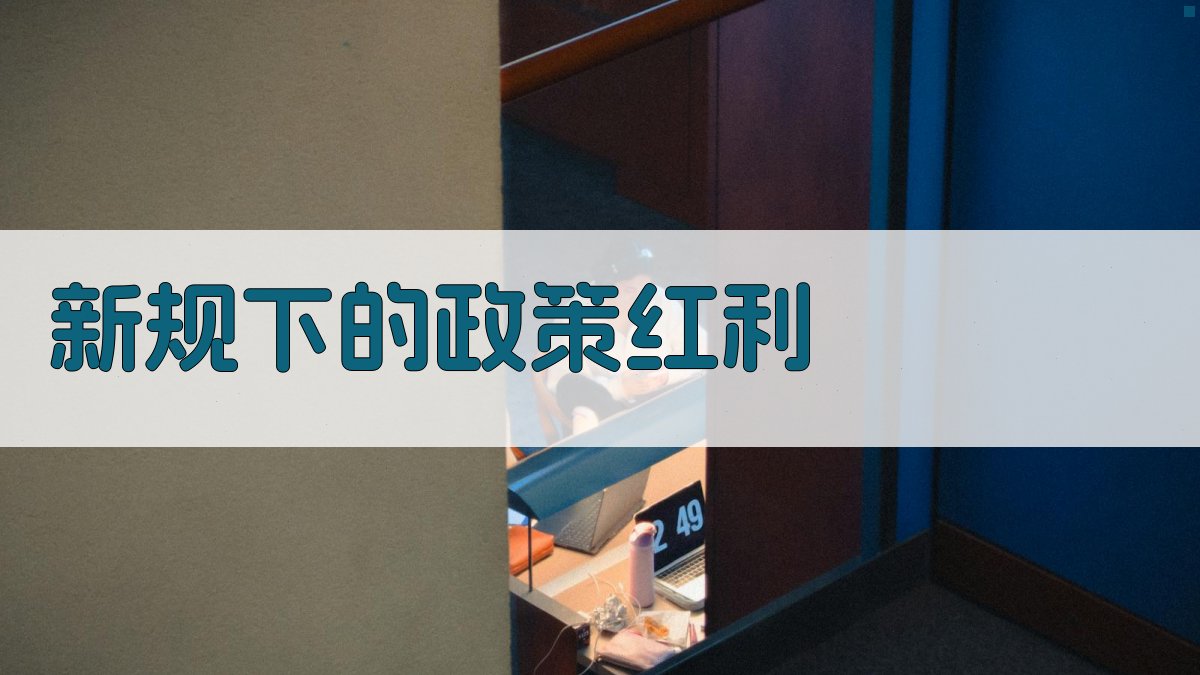 新规下的政策红利 图2