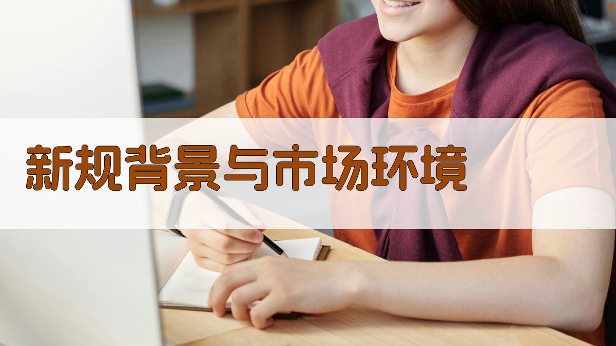 新规背景与市场环境 图1