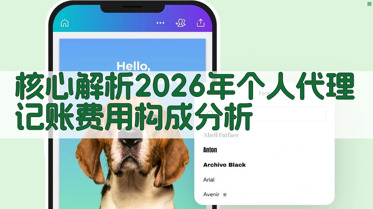 核心解析：2026年个人代理记账费用构成分析。 图2