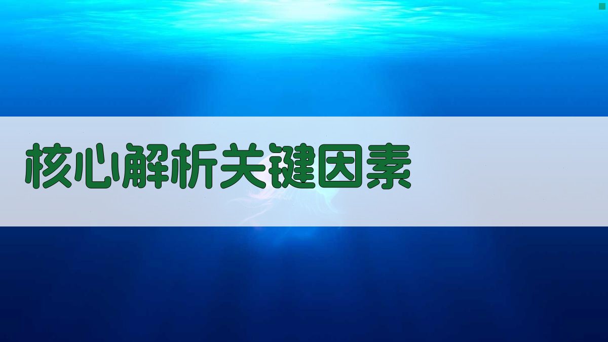 核心解析：关键因素 图2