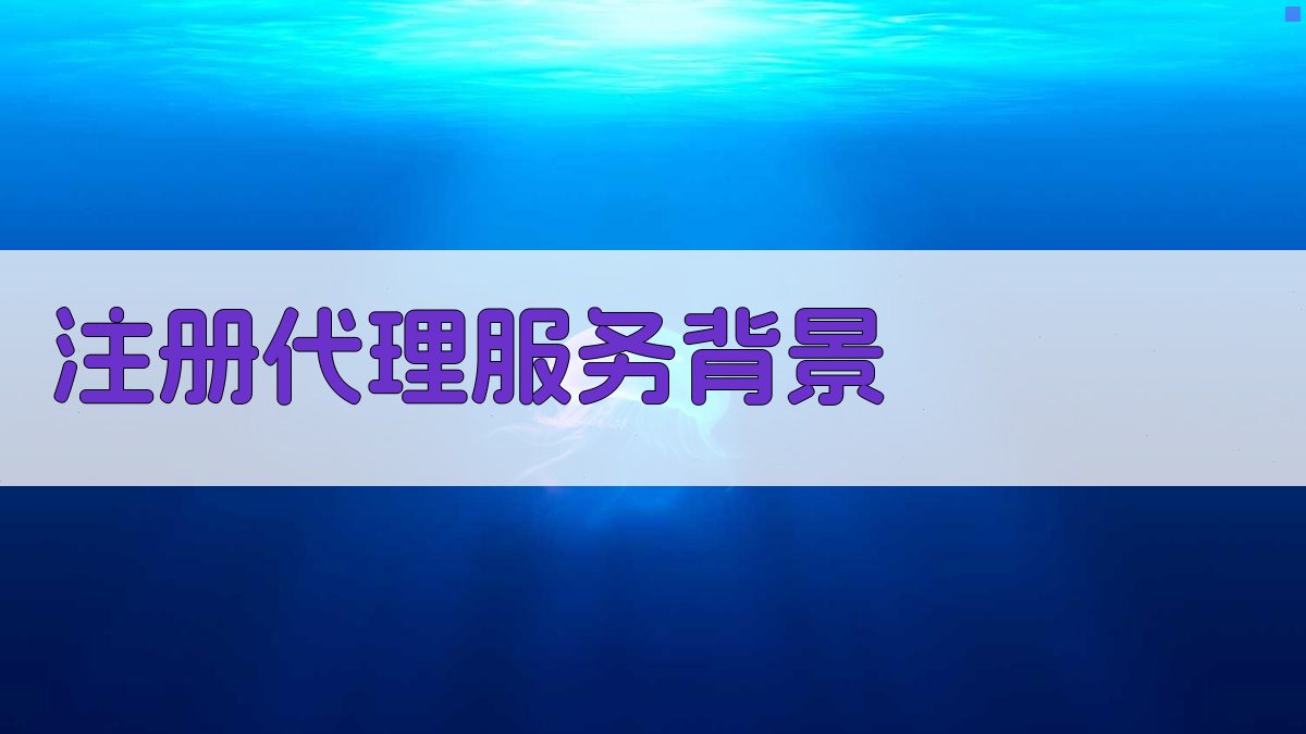 注册代理服务背景 图1