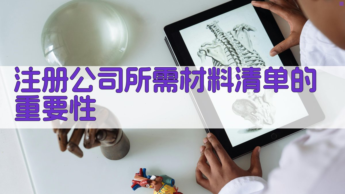 注册公司所需材料清单的重要性 图1