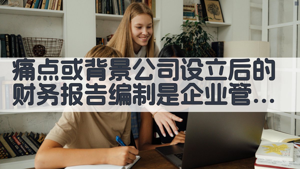 痛点或背景：公司设立后的财务报告编制是企业管理的重要组成部分，但复杂的政策与流程常常让企业感到困惑。在2025年，随着经济全球化和数字化转型加速，企业面临更加严格的财务报告要求。 图1