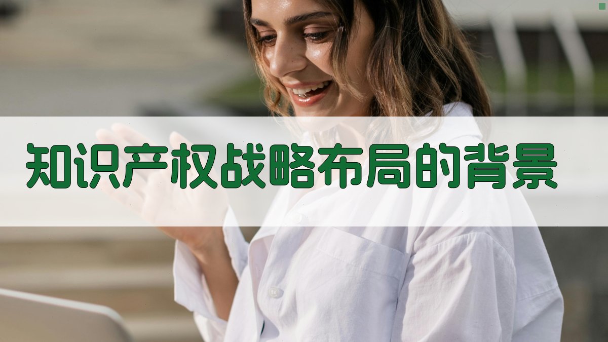 知识产权战略布局的背景 图1