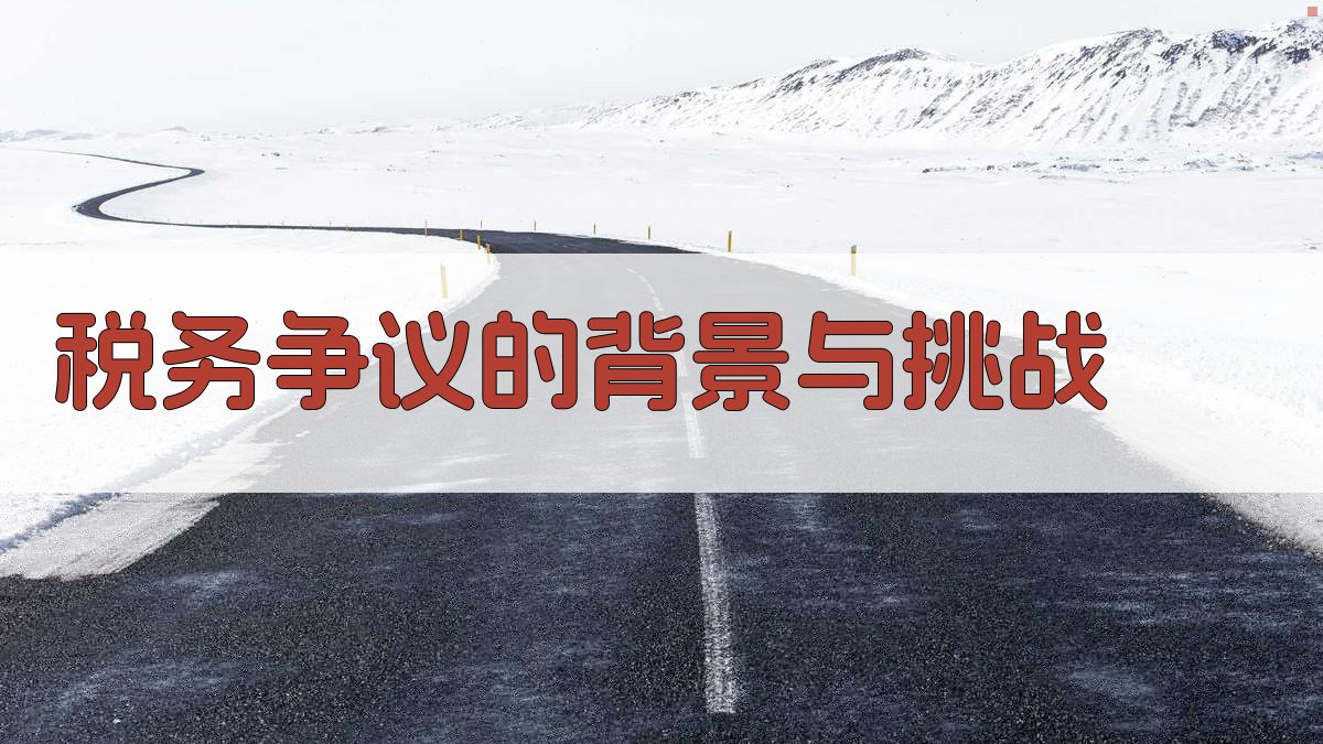税务争议的背景与挑战 图1