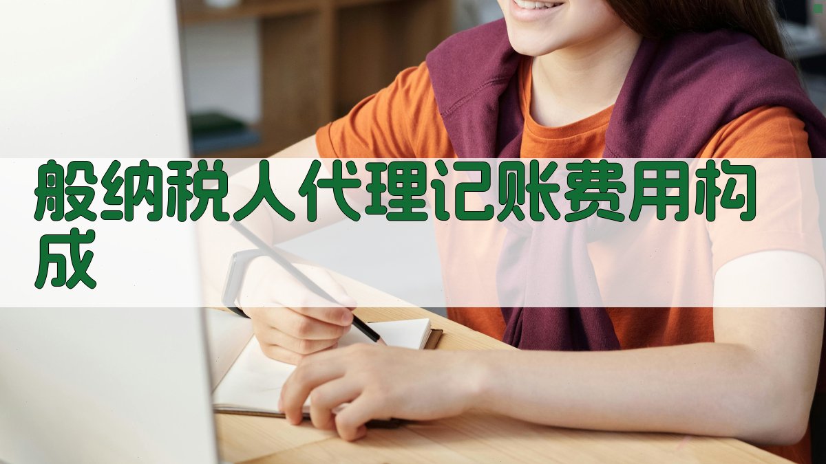 般纳税人代理记账费用构成 图2
