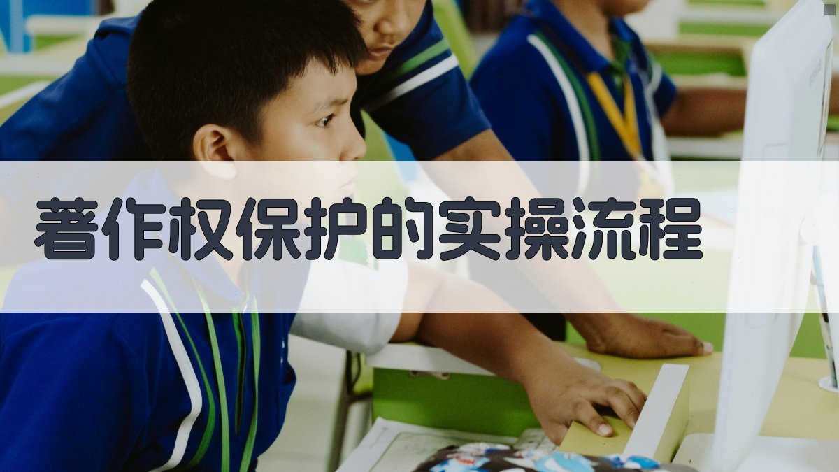 著作权保护的实操流程 图2