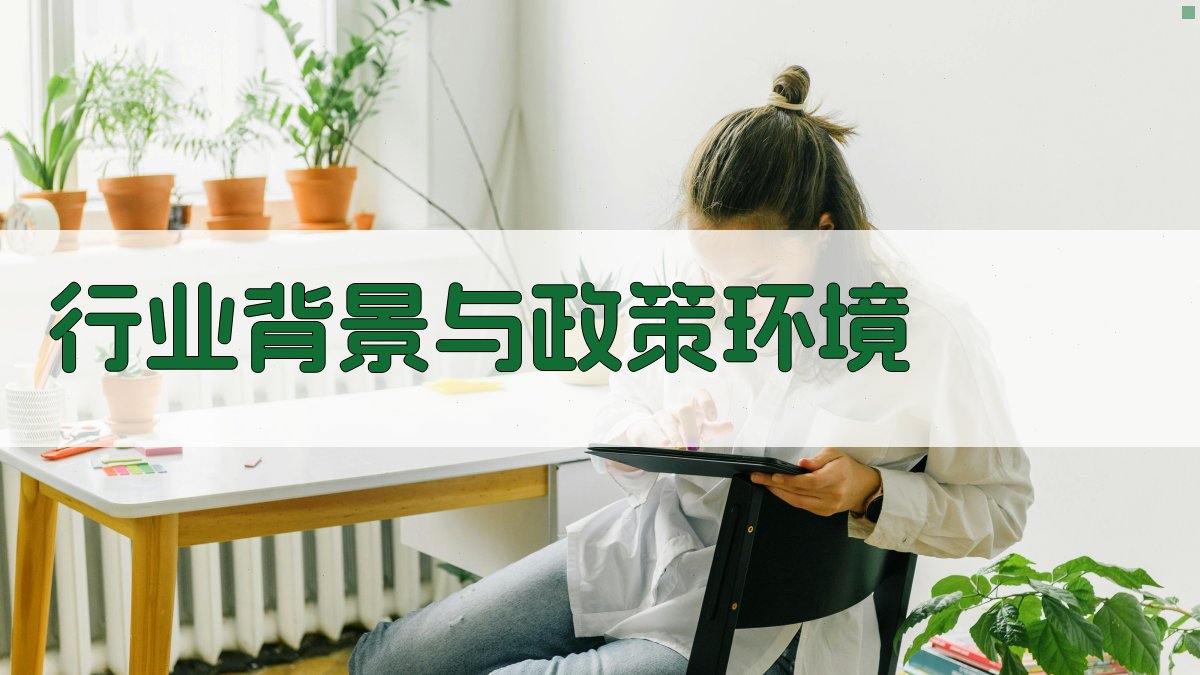 行业背景与政策环境 图1