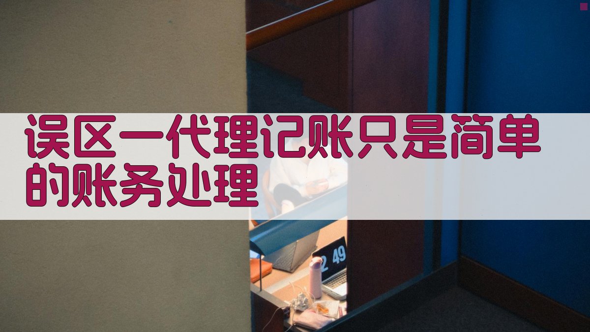 误区一：代理记账只是简单的账务处理 图2