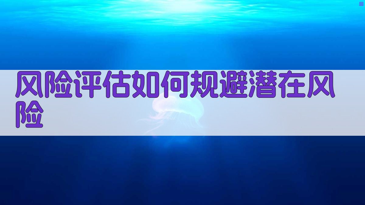 风险评估如何规避潜在风险 图3